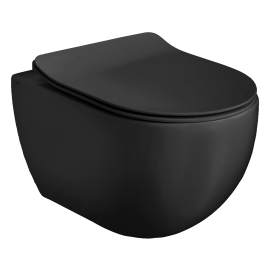 Wc solja konzolna AXA - GLOMP [0201007] [black,matt]